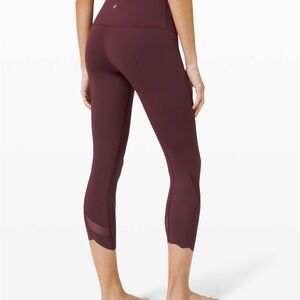lululemon athletica Burgundy Leggings
